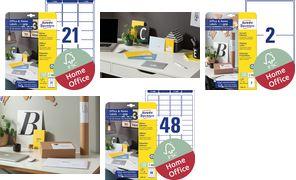 Etichette per indirizzi AVERY Zweckform 7160-10 635 x 381 mm bianco