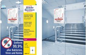 Avery Antimikrobielle etiketter 105x14