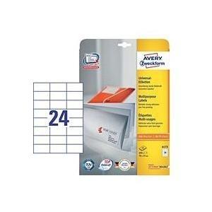 Etichette universali AVERY Nutzform 6173 700 x 370 mm bianco