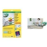 Forma di scopi Avery - adesivo rimovibile - giallo - 38,1 x 21,2 mm 1300 etichette (20 fogli x 65) etichette