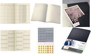 Calendario tascabile Sigel Conceptum 2024 ca. DIN A6 dimensioni foglio nero 93 x 140 mm calendario 1 mese su 2 pagine - 1 pezzo