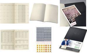 Calendario tascabile Sigel Conceptum 2024 ca. DIN A5 dimensioni foglio nero 135 x 210 mm calendario 1 mese su 2 pagine - 1 pezz
