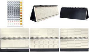 Sigel Conceptum - 300 x 143 mm - 66 fogli - 80 g/m - Tedesco - Olandese - Inglese - Francese - Copertina rigida - Nero (C2480)