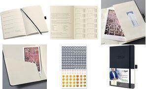 Calendario a libro Sigel Conceptum 2024 ca. DIN A5 calendario settimanale nero 145 x 210 mm 1 settimana / 1 pagina a sinistra -