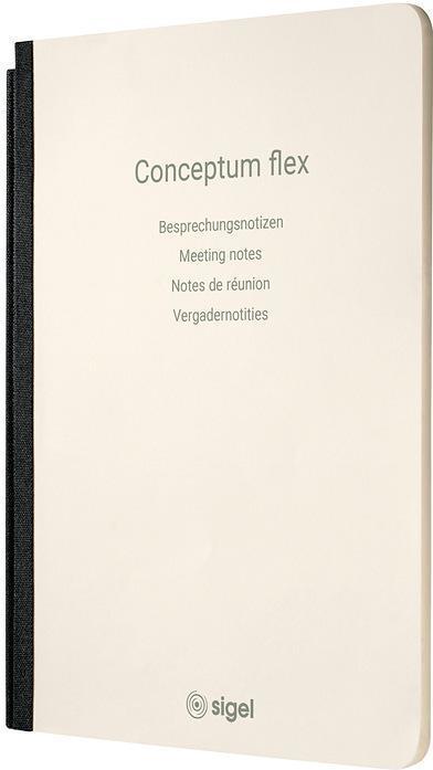 Quaderno SIGEL per cartella conferenze Quaderno Sigel flex A5 recensione DIN A5 a quadretti crema