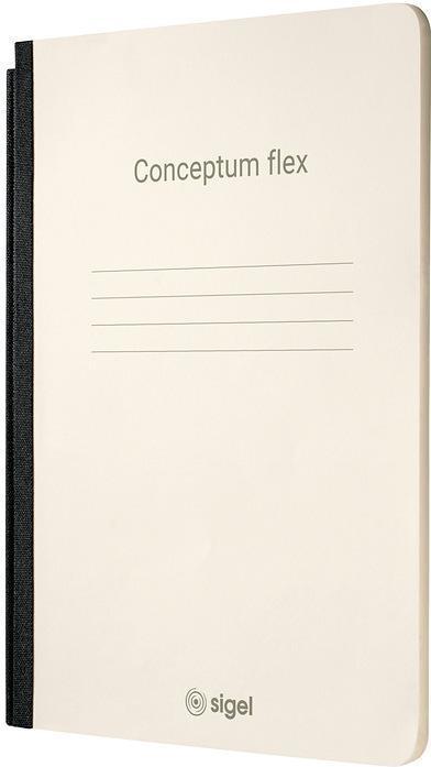 Quaderno SIGEL per cartella conferenze Quaderno Sigel flexA5 quadrettato DIN A5 quadrettato crema