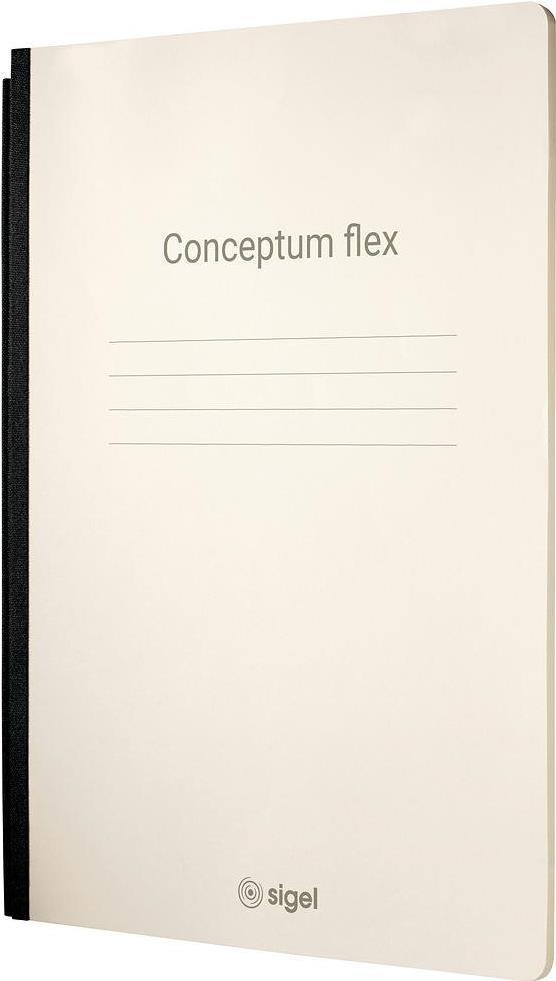 Quaderno SIGEL per cartella conferenze Quaderno Sigel flexA4 quadrettato DIN A4 quadrettato crema