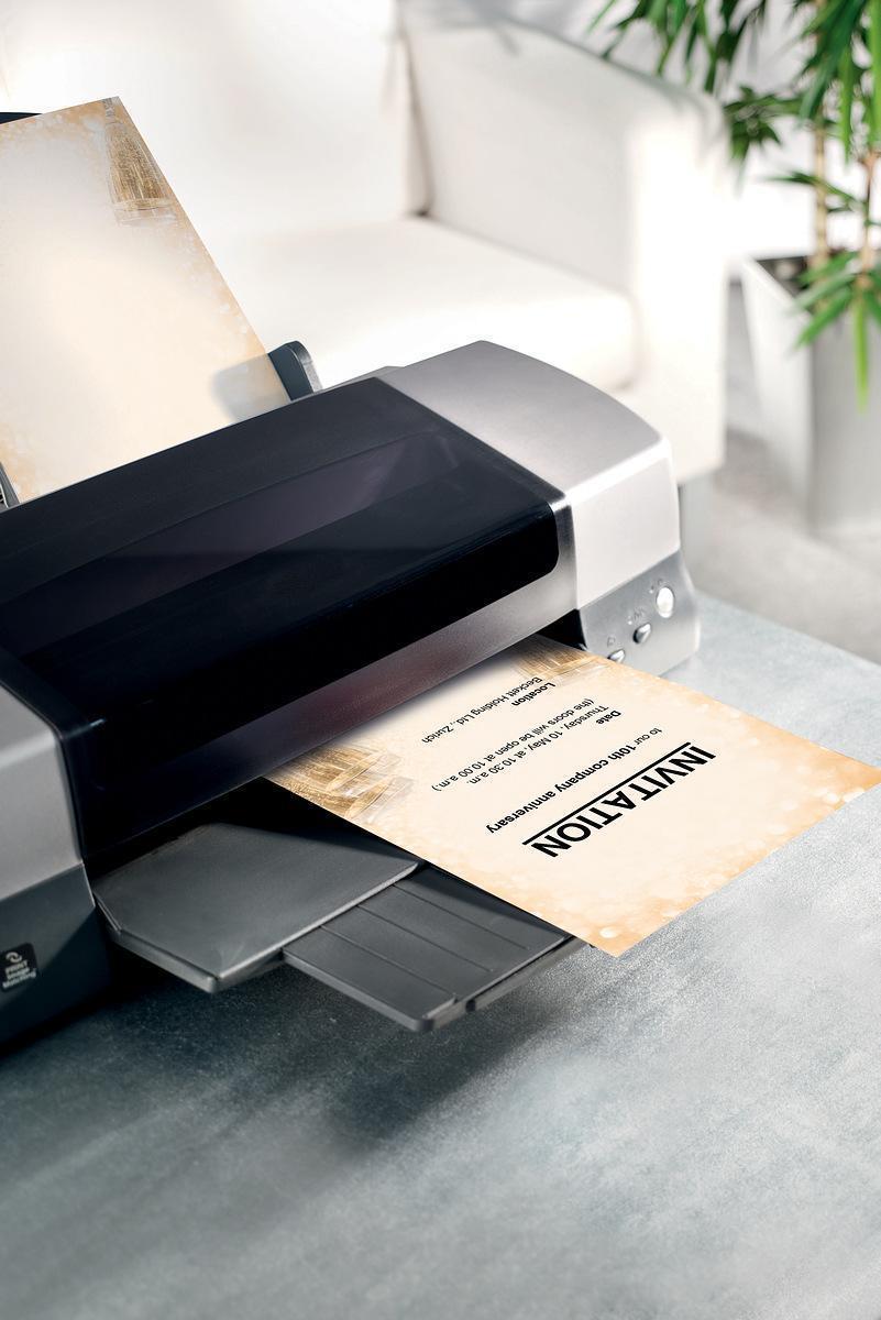 Carta da lettere SIGEL con motivi champagne A4 DIN A4 90 g/m
