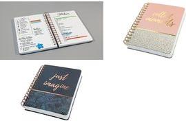 Quaderno SIGEL Quaderno Sigel Jolie Jungle ca. DIN A5 a quadretti blu scuro/rame