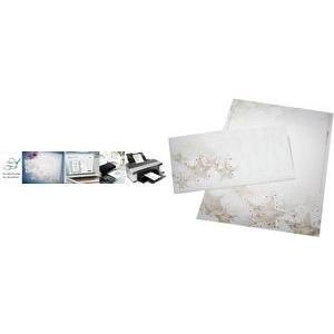 Foglio di carta da lettere SIGEL con motivi natalizi.Natale.Legno DIN A4 90 g/m