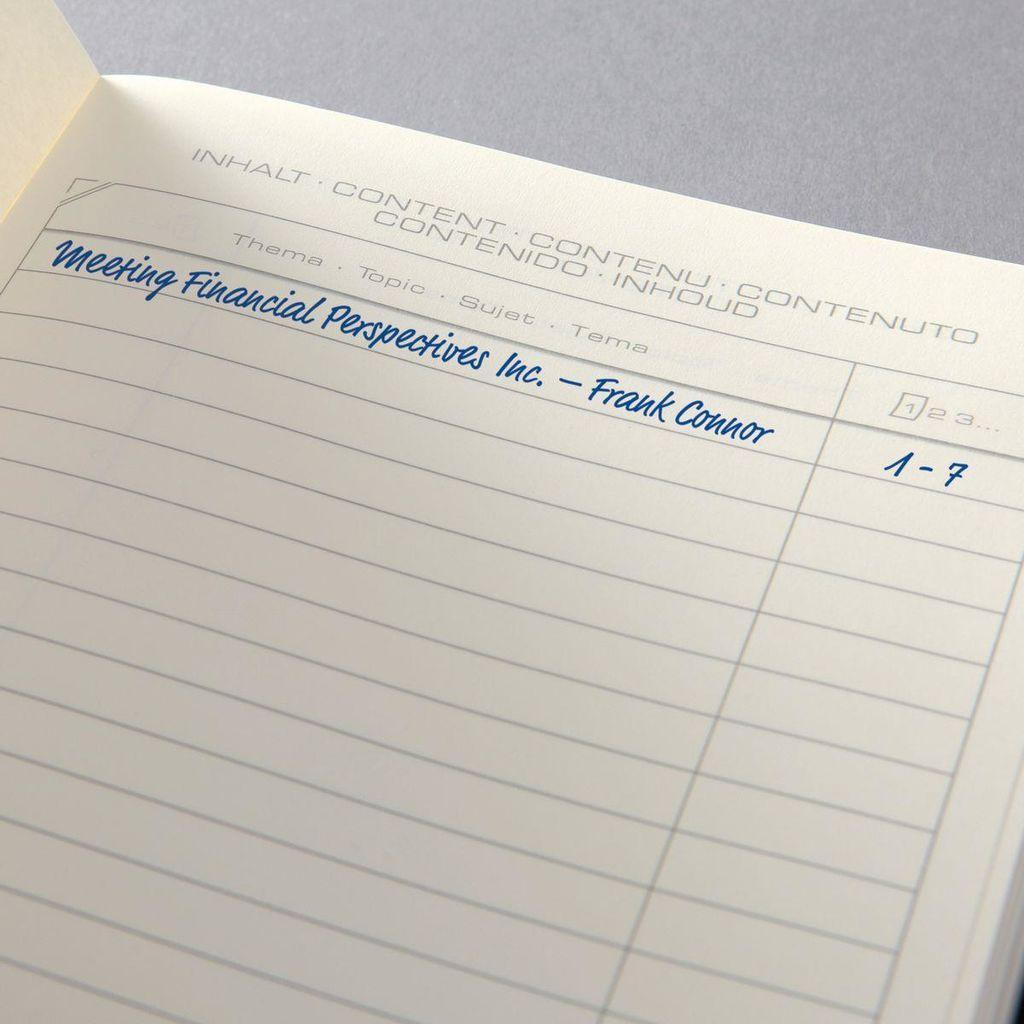 Quaderno SIGEL formato A5 a quadretti grigio scuro ca. DIN A5 a quadretti grigio scuro