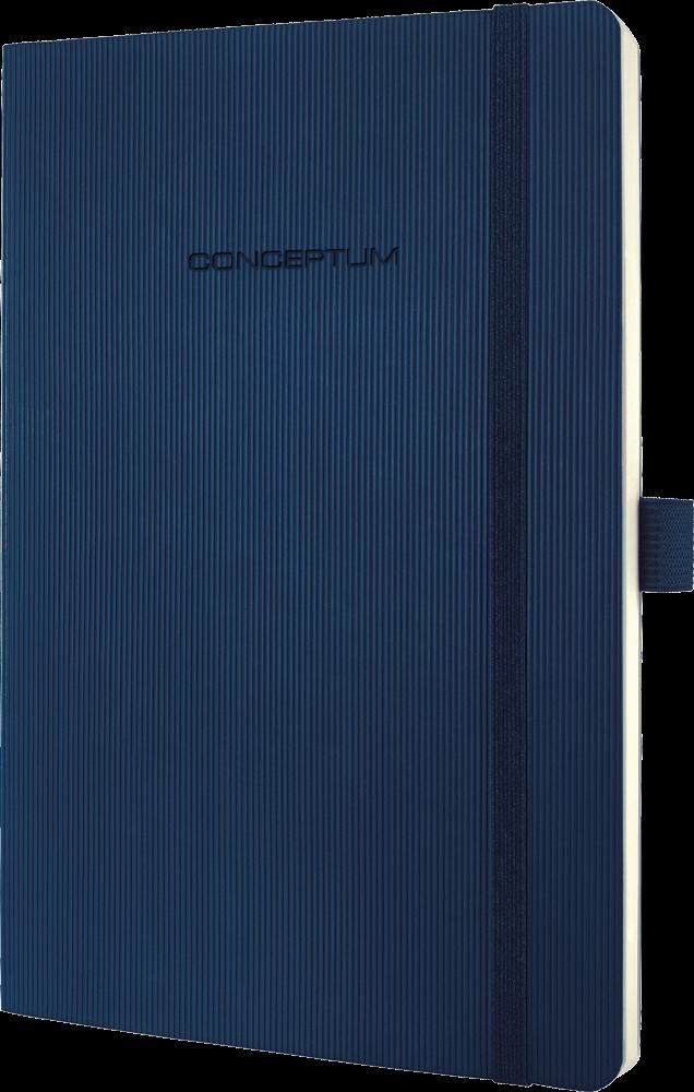 Quaderno SIGEL 135x21 cm blu scuro ca. DIN A5 a quadretti blu scuro