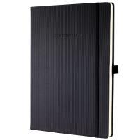 Quaderno SIGEL quaderno A4 a righe nero ca. DIN A4 a righe nero