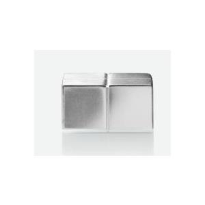 Sigel Superdym Magnets C10, design del cubo, superficie in alluminio argento, lucidatura ad alta lucidatura, extra forte (N45)