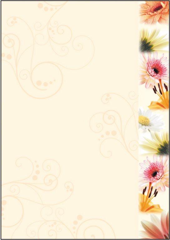 Carta da lettere SIGEL con motivi Flowerstyle A4 DIN A4 90 g/m