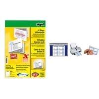 Biglietti da visita SIGEL 225 g/m satinato bianco brillante