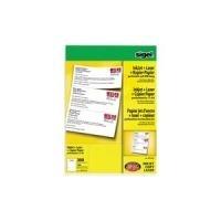 Sigel LP202 - Carta perforata semplice - bianco - A5 (148 x 210 mm) - 80 g/m2 - 200 etichetta(e) (100 fogli x 2) (LP202)
