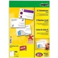 Biglietti da visita SIGEL 250 g/m satinato bianco brillante