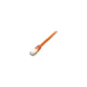 Equipaggiamento - cavo patch - RJ -45 (m) a rj -45 (m) - 25 cm - cavo SSTP - gatto 6 - alogeno -pree, sagome, diviso - arancione