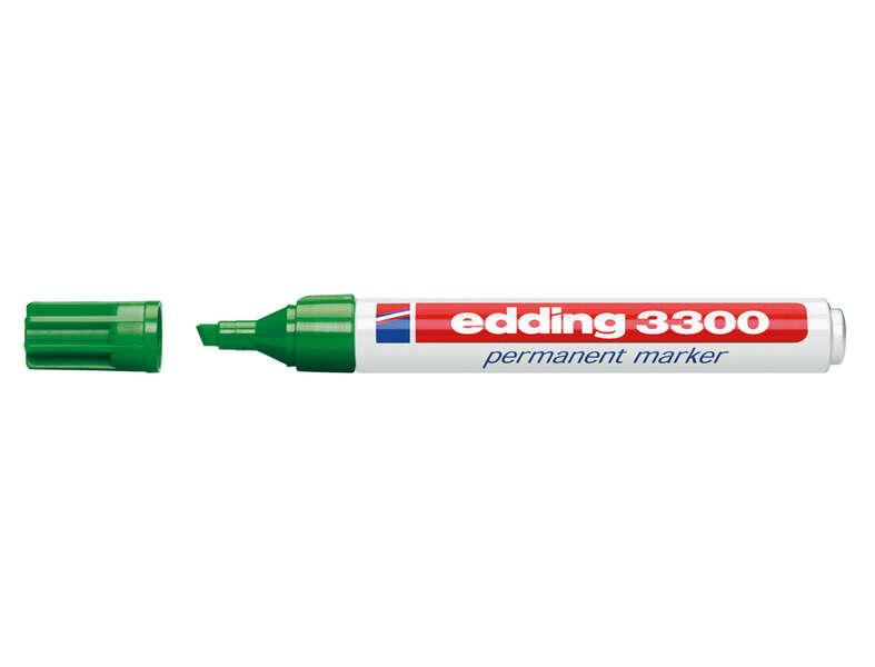 EDDING 3300 MARKER permanente - punta smussata - corsa tra 1 e 5 mm.- Inchiostro quasi toilette - asciugatura rapida - colore v