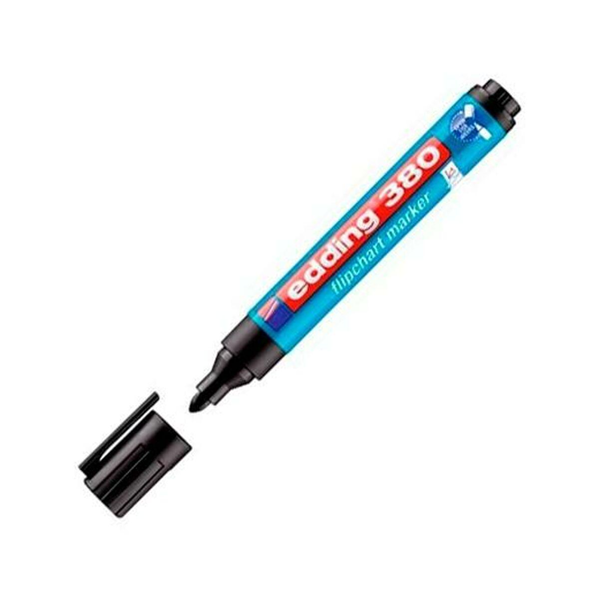 Pennarello Edding 380 Flipchart Nero (10 UnitÃƒÂ )