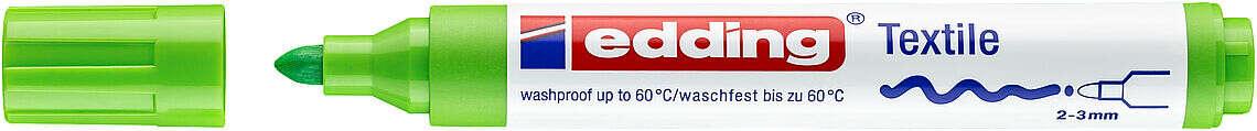 Edding 4500 vita permanente per tessile - Punt rotondo