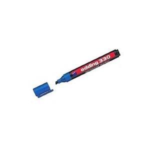 edding 330 Permanent Marker A8 Blue Box of 10
