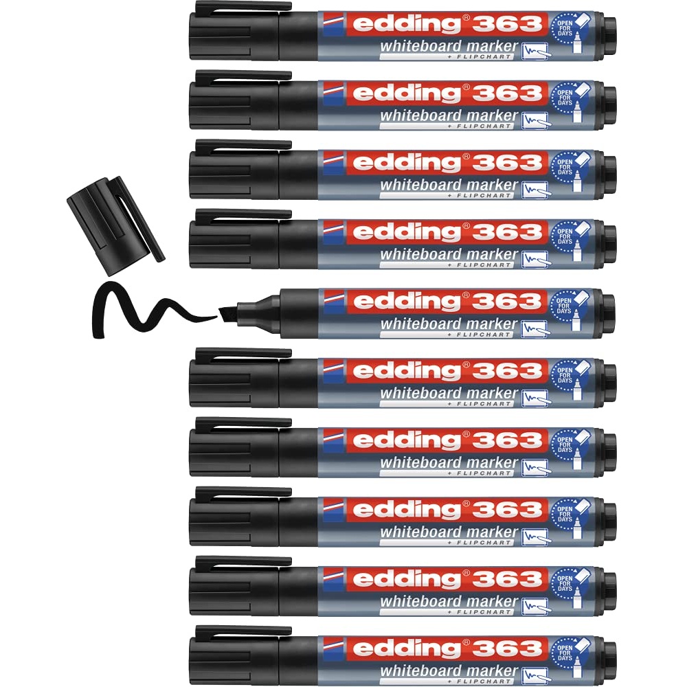 pennarello per lavagna edding 363 1,0 - 5,0 mm nero
