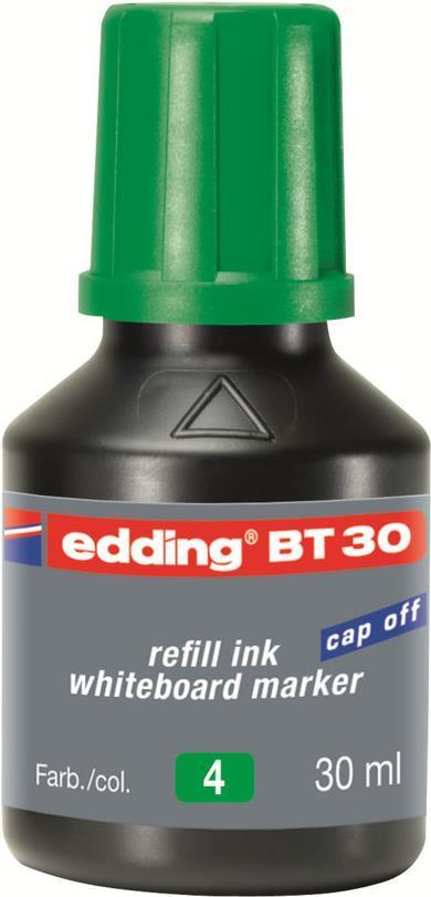 Inchiostro di ricarica edding BT 30 - per pennarelli per lavagne 30 ml verde (4-BT30004)