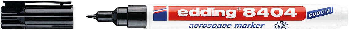 edding 8404 aerospace marker bullet black Box of 10