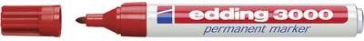 Edding 3000 pennarello indelebile rosso 1 pezzo(i) (4-3000-1-1002)