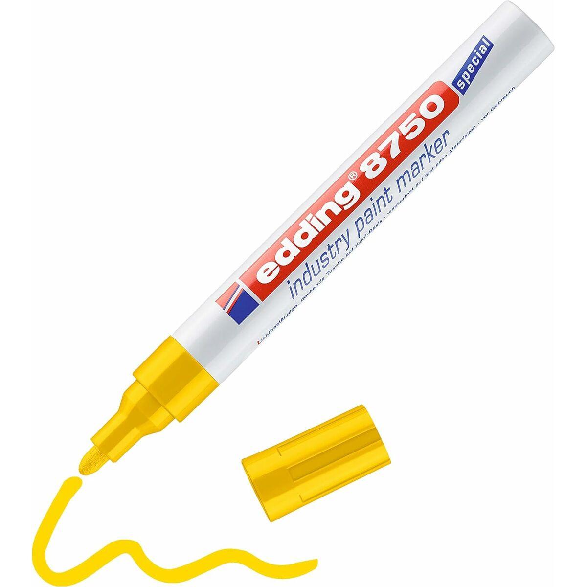 edding 8750 Industry paintmarker yellow Box of 10