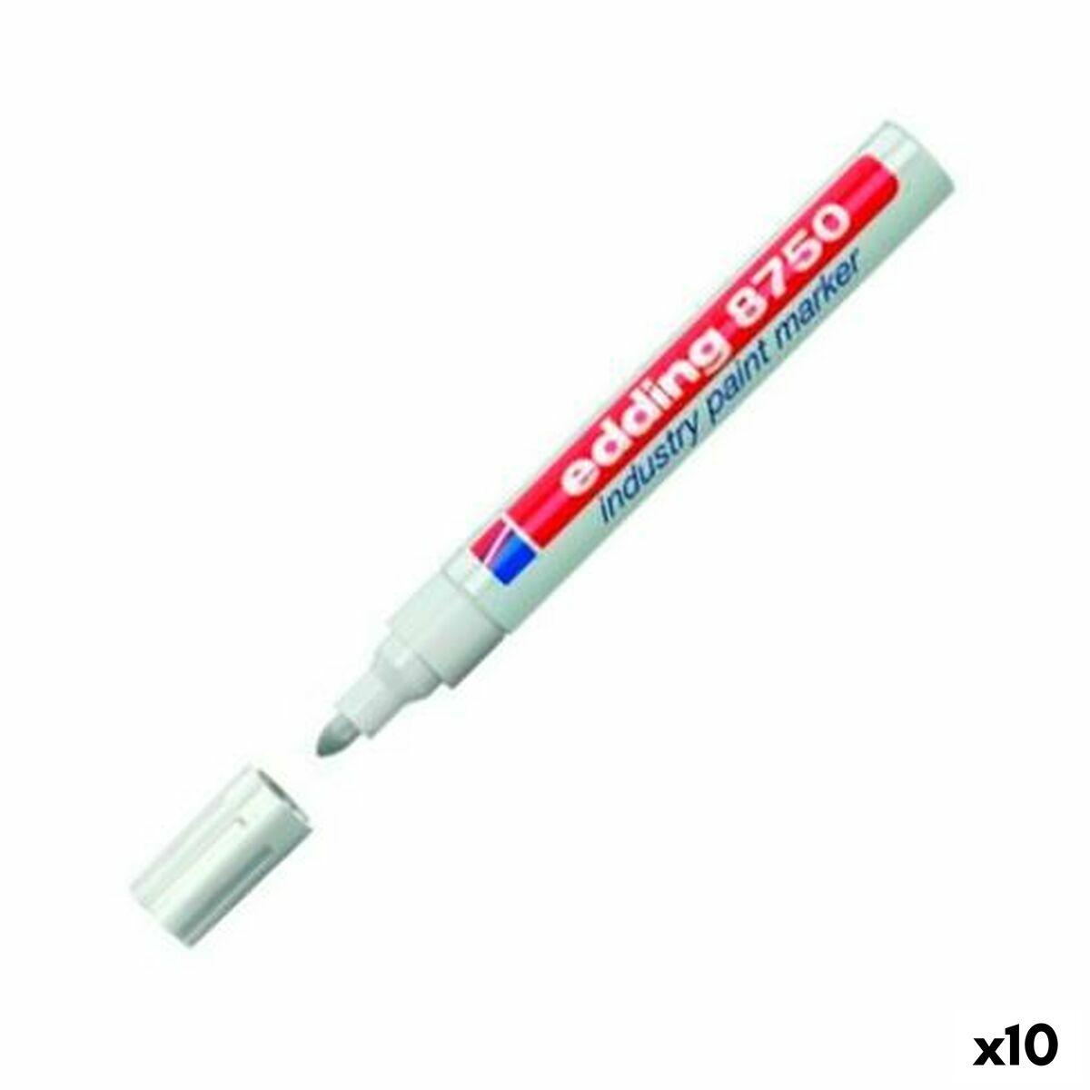 edding 8750 Industry paintmarker white Box of 10