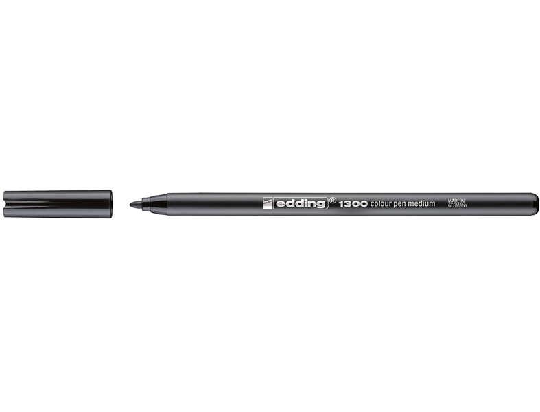EDDING 1300 CINTURA - Punta tonda - Scatta 2 mm - Inchiostro a base acqua - colore nero