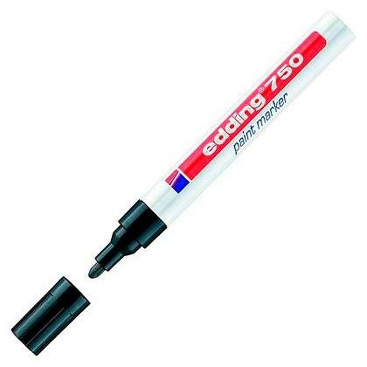 edding 750 Paint marker Black Box of 10