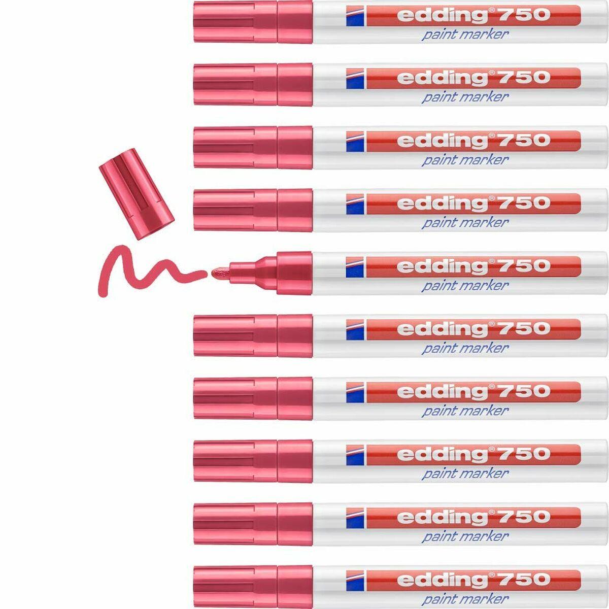edding 750 Paint marker Red Box of 10