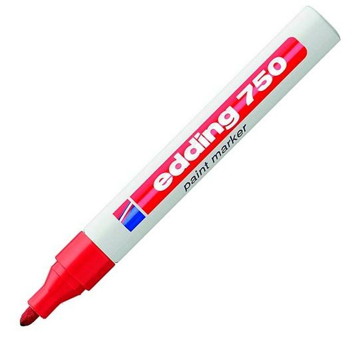 edding 750 Paint marker Red Box of 10
