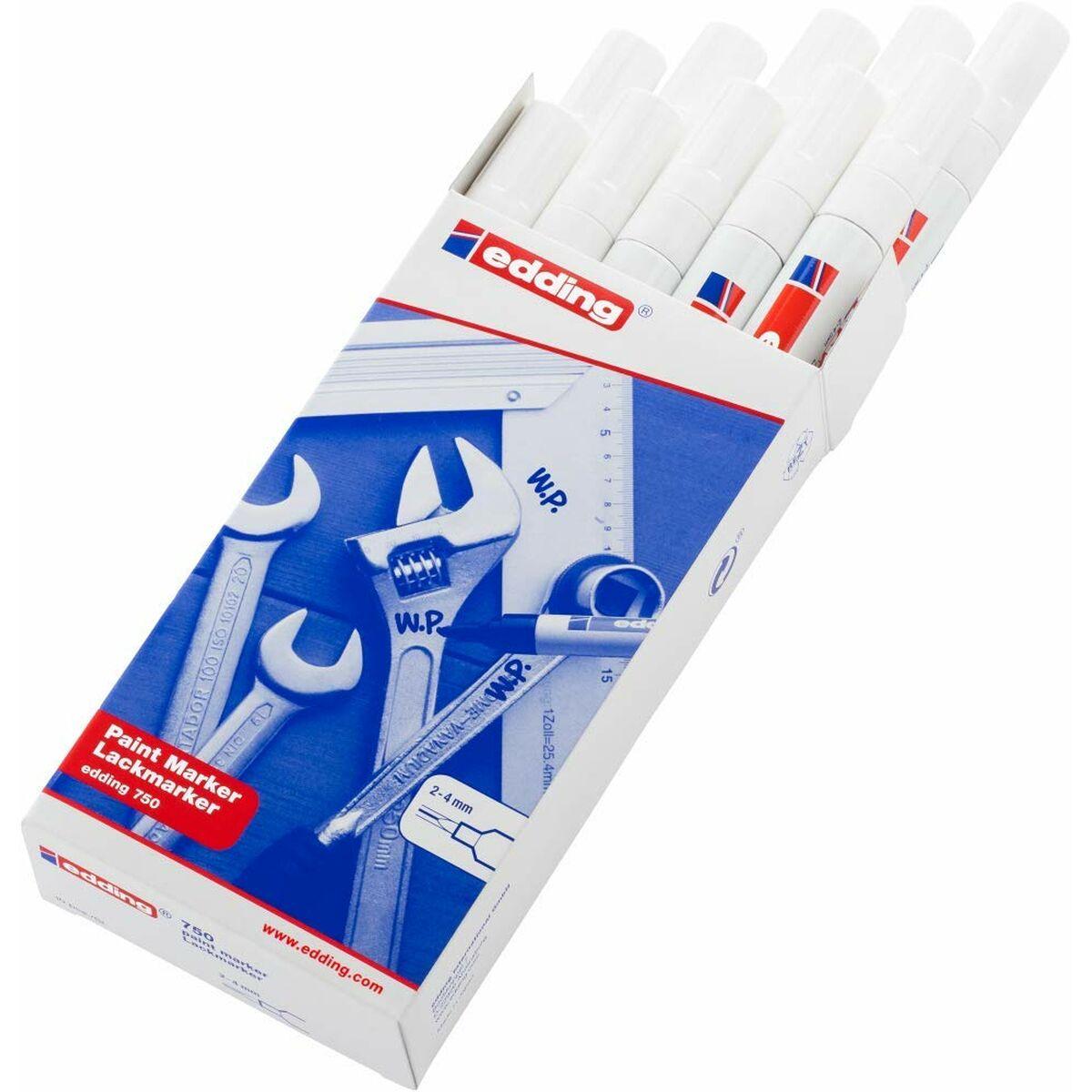 edding 750 Paint marker White Box of 10