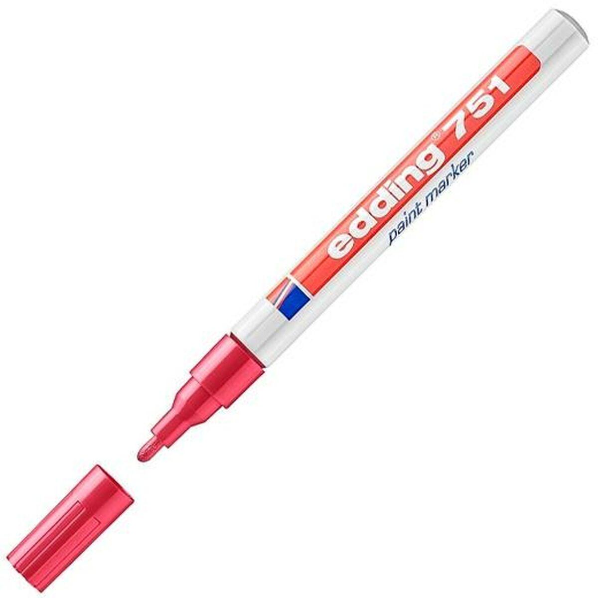 edding 751 Paint marker Red Box of 10