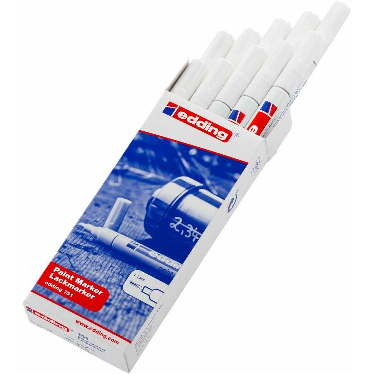 edding 751 Paint marker White Box of 10