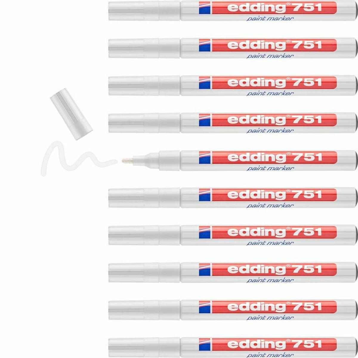 edding 751 Paint marker White Box of 10