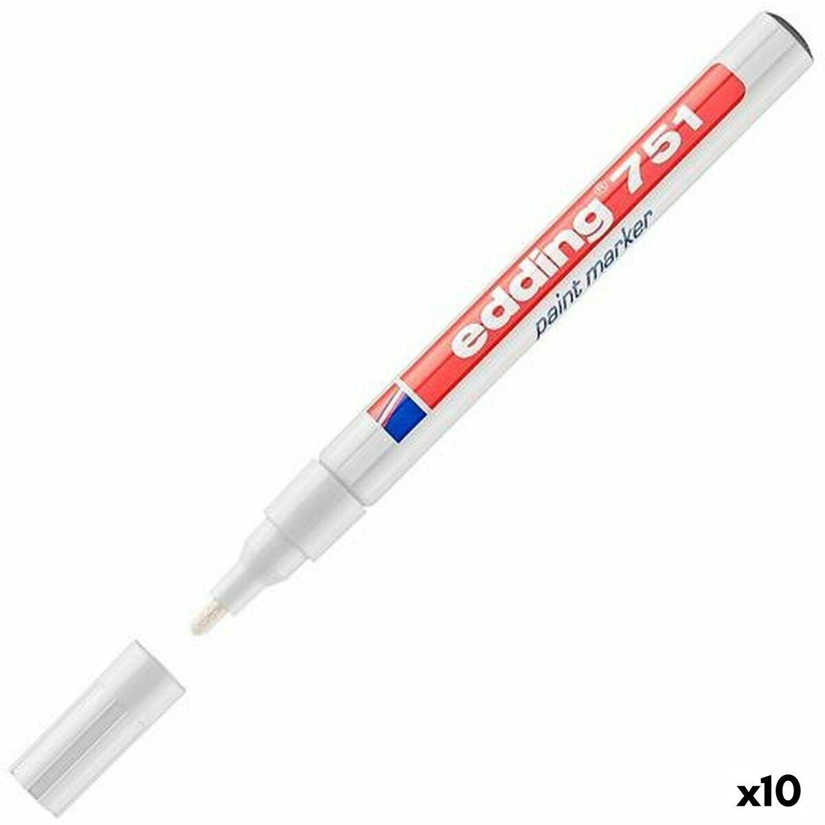 edding 751 Paint marker White Box of 10