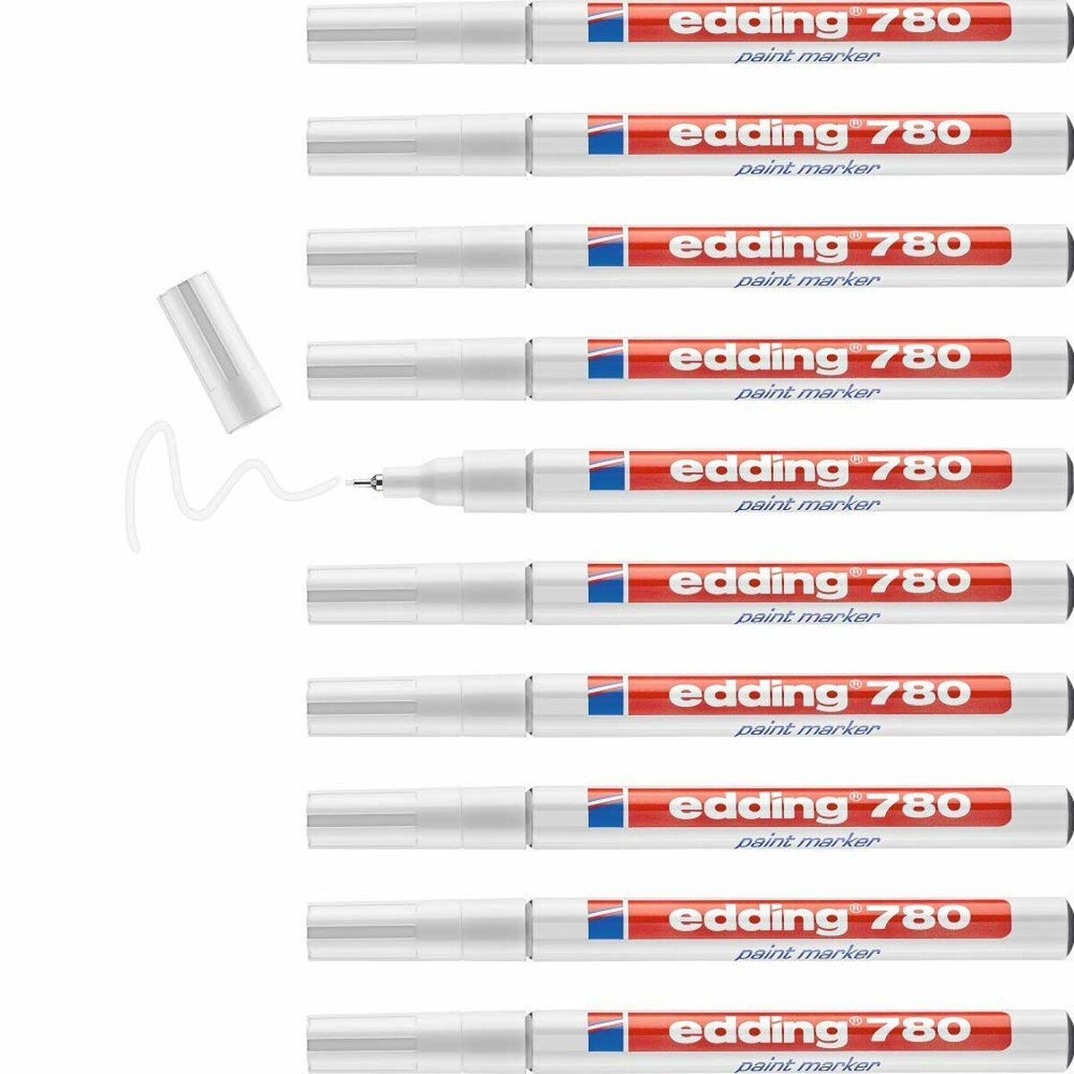 Marcatore permanente Edding 780 Bianco 10 UnitÃƒÂ 