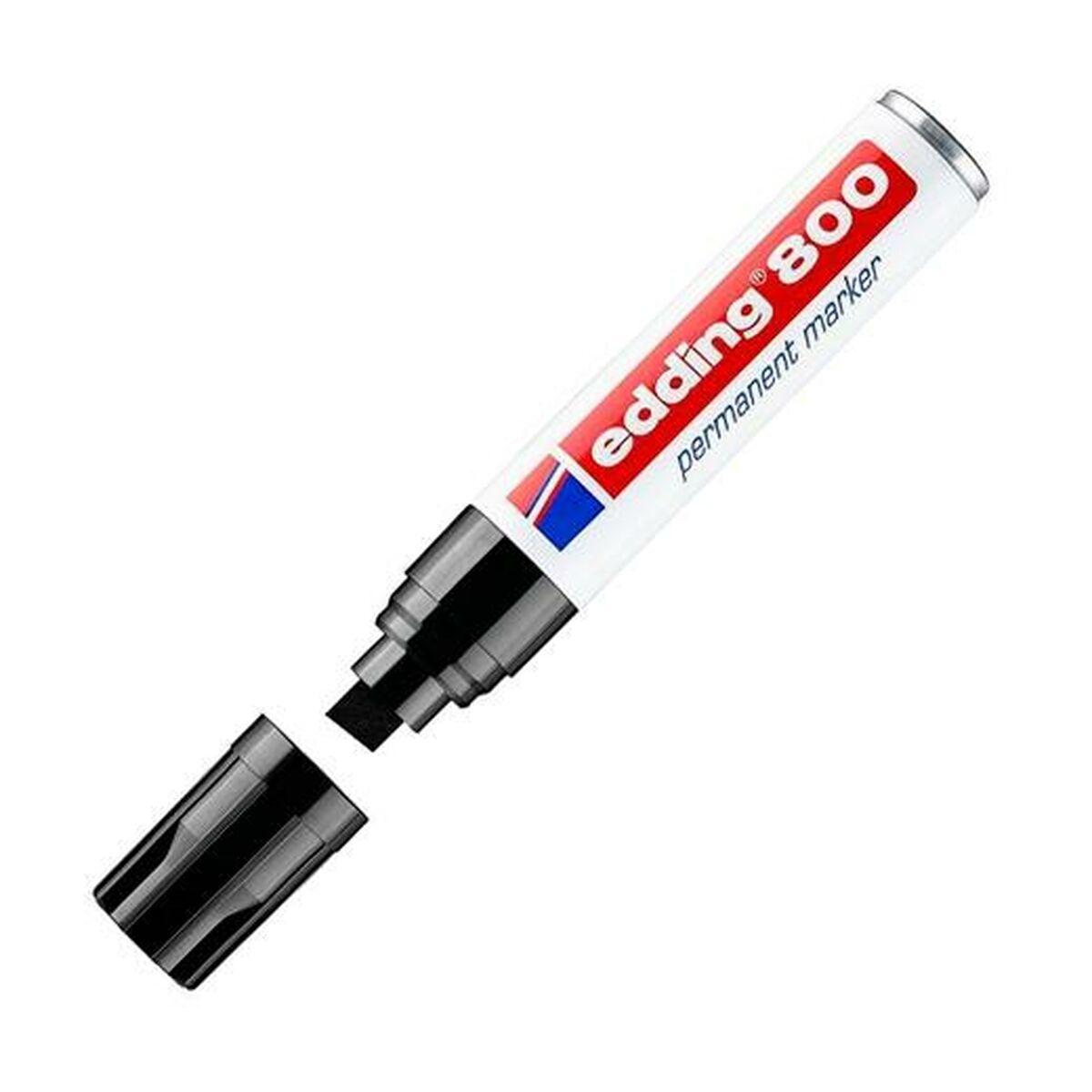 edding 800 Permanent Marker Black Box of 5