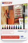 pennarelli edding Ed 1300 pennarelli in fibra 10 colori. 20 mmMulticolore
