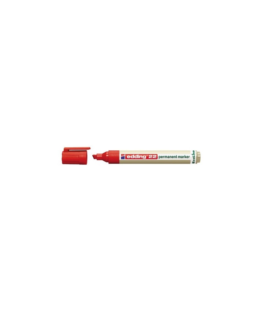 edding pennarello indelebile 1.0 - 5.0 mm rosso