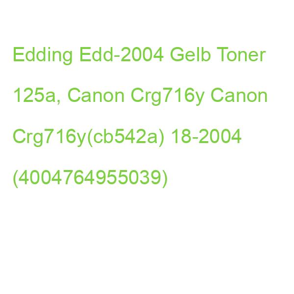 toner edding EDD-2004 giallo compatibile con HP 125A Canon 716 Y(CB542A 1977B002AA)