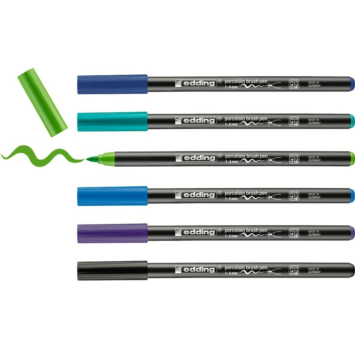Pennarelli Edding 4200 Porcellana Multicolore (6 Unit )