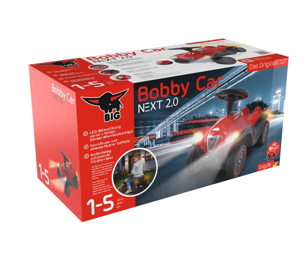 Bobby Car Next 2.0 rosso antracite