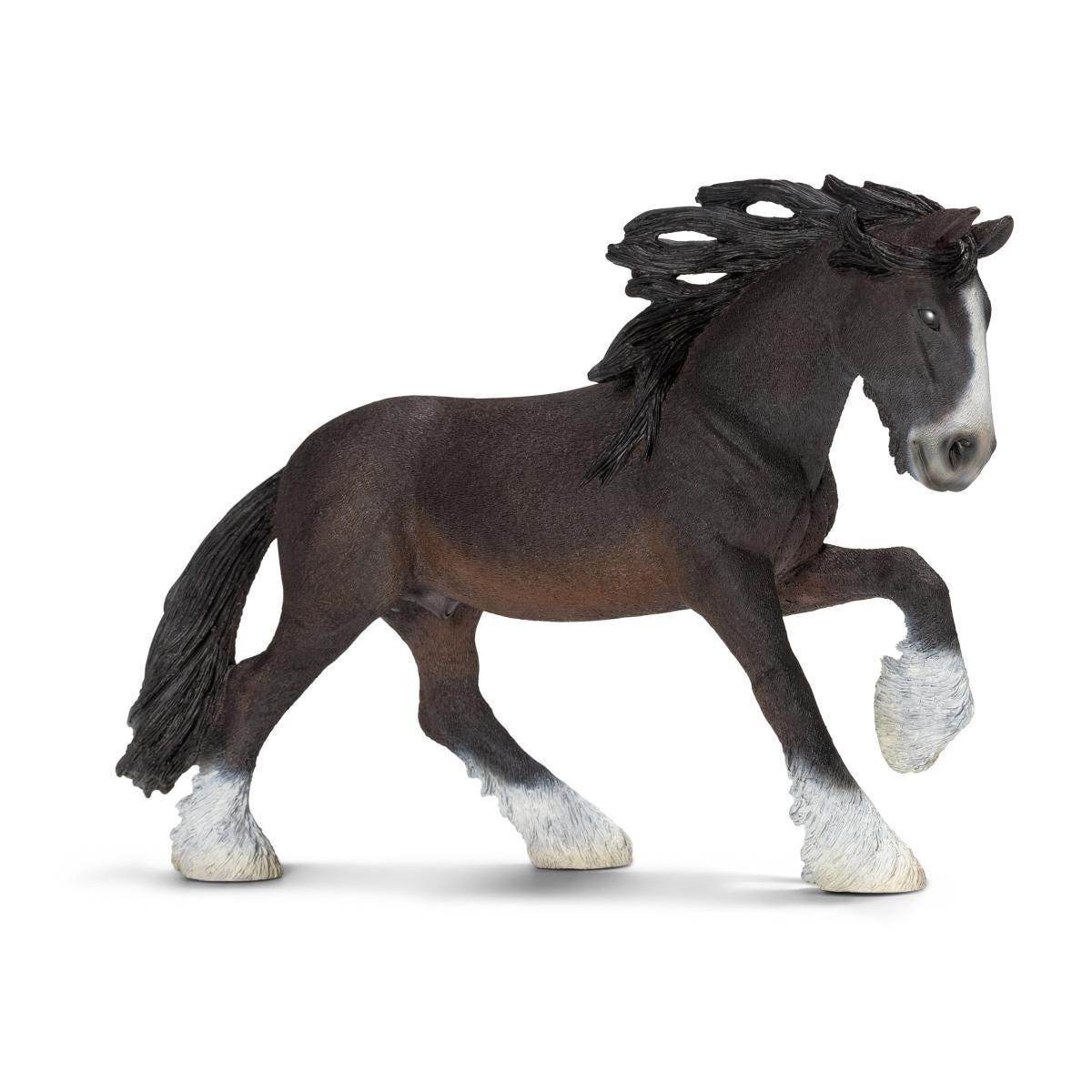schleich FARM WORLD 13734 action figure giocattolo (SCHLEICH Farm World Shire Stallion Toy Figure 13734)